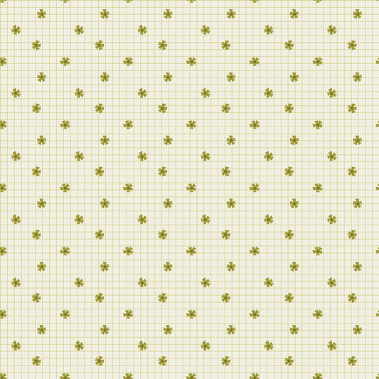 Khaki Flower Grid from Dear Stella