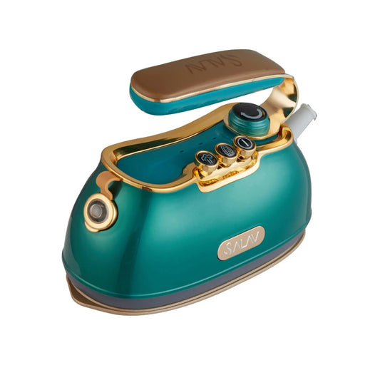 Salav Retro Edition Duo Press Steamer and Iron in Emerald