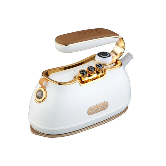 Salav Retro Edition Duo Press Steamer and Iron in White