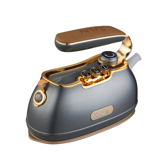 Salav Retro Edition Duo Press Steamer and Iron in Titanium