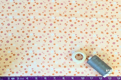 Close Up of Serene Florals Fabric showing scale of print