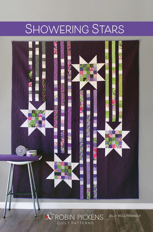 Showering Stars Quilt Pattern from Robin Pickens