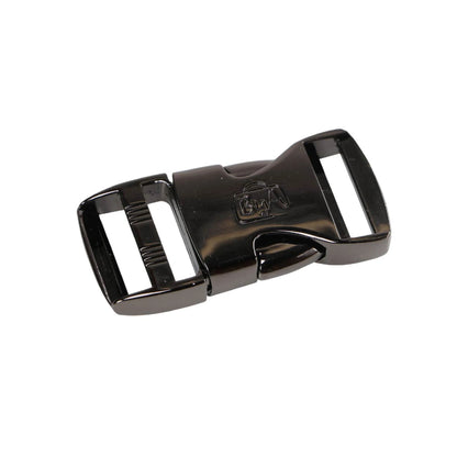 Black Metal Buckle on white background