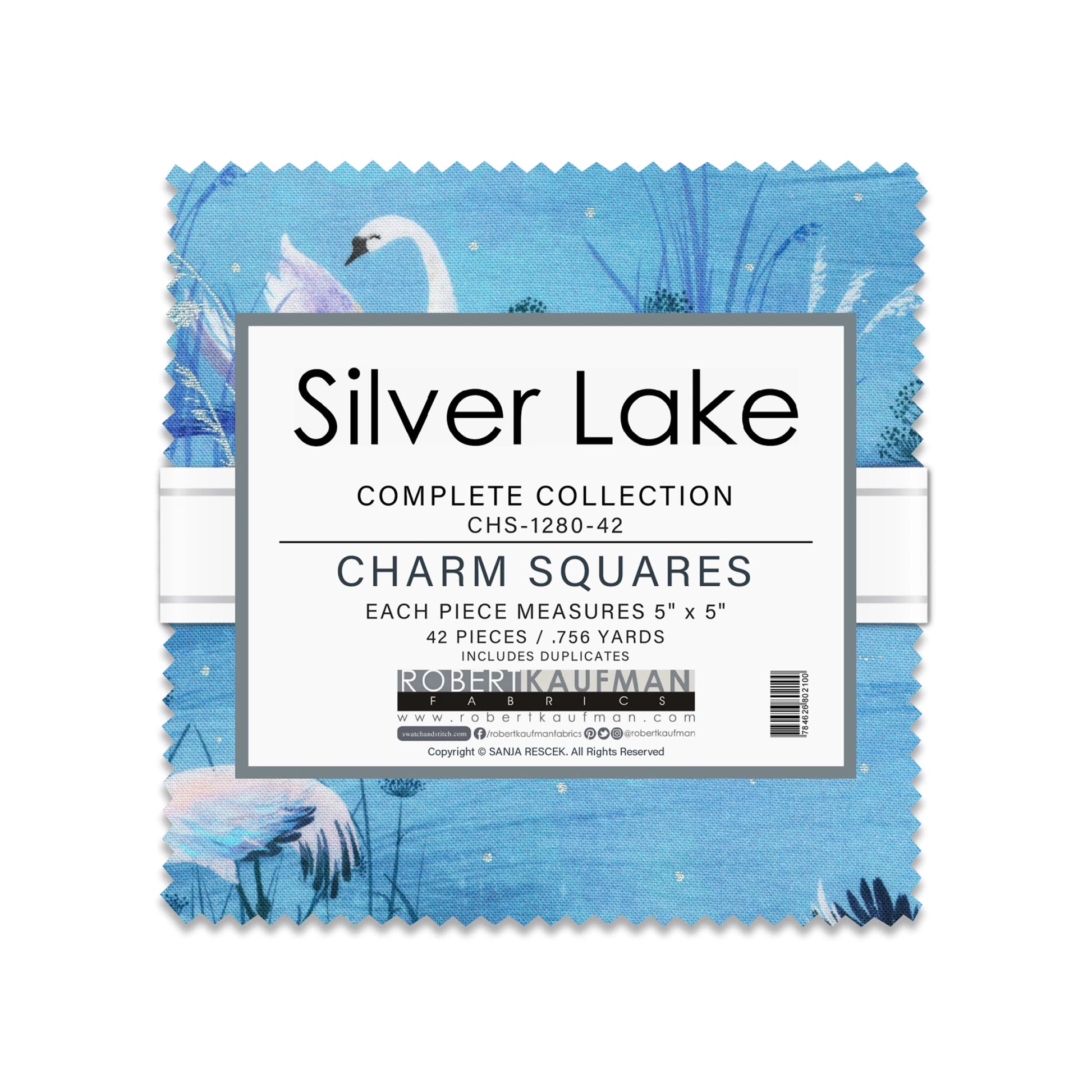 Silver Lake Charm Squares from Robert Kaufman