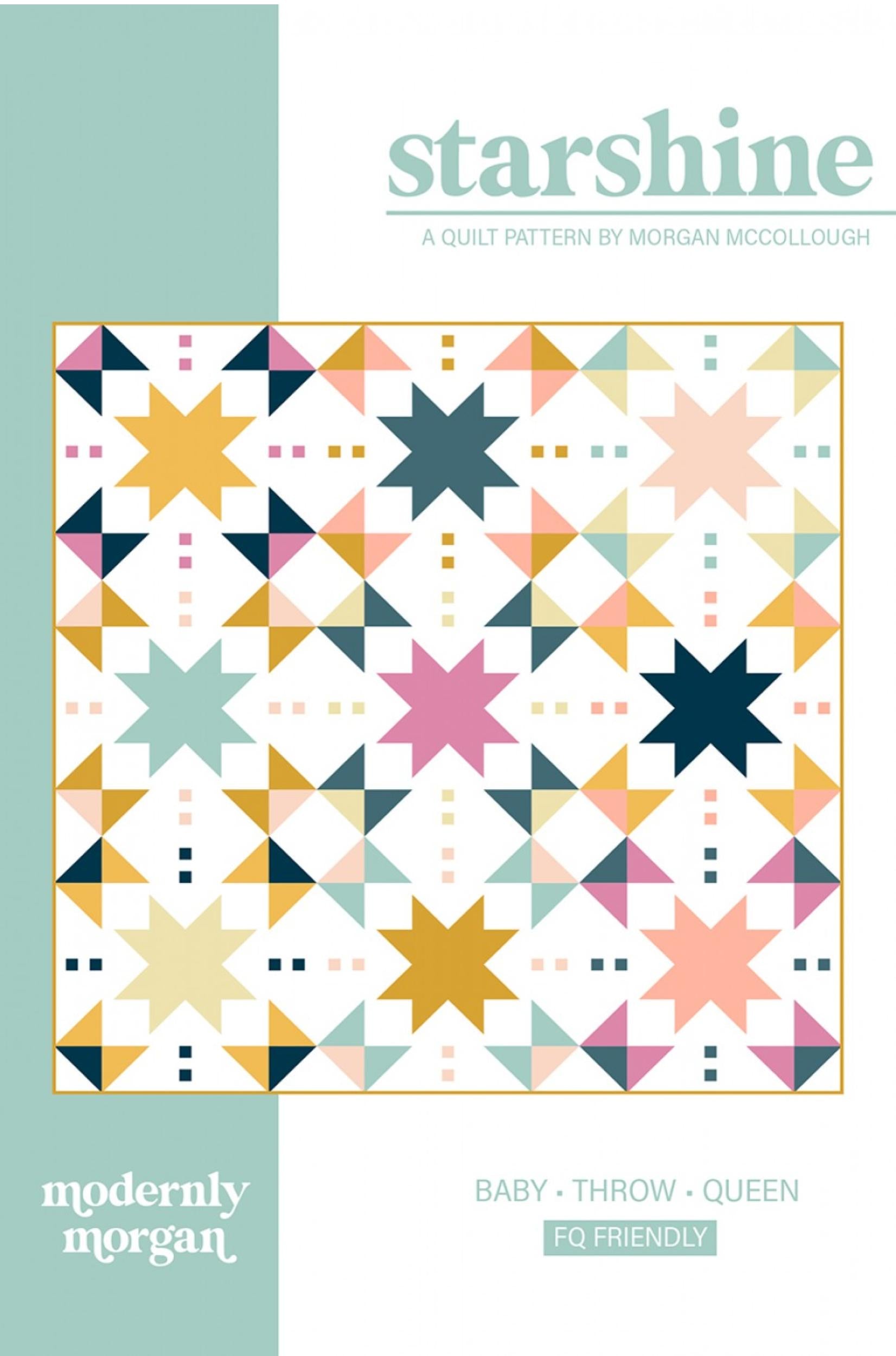 Starshine Quilt Pattern front cover