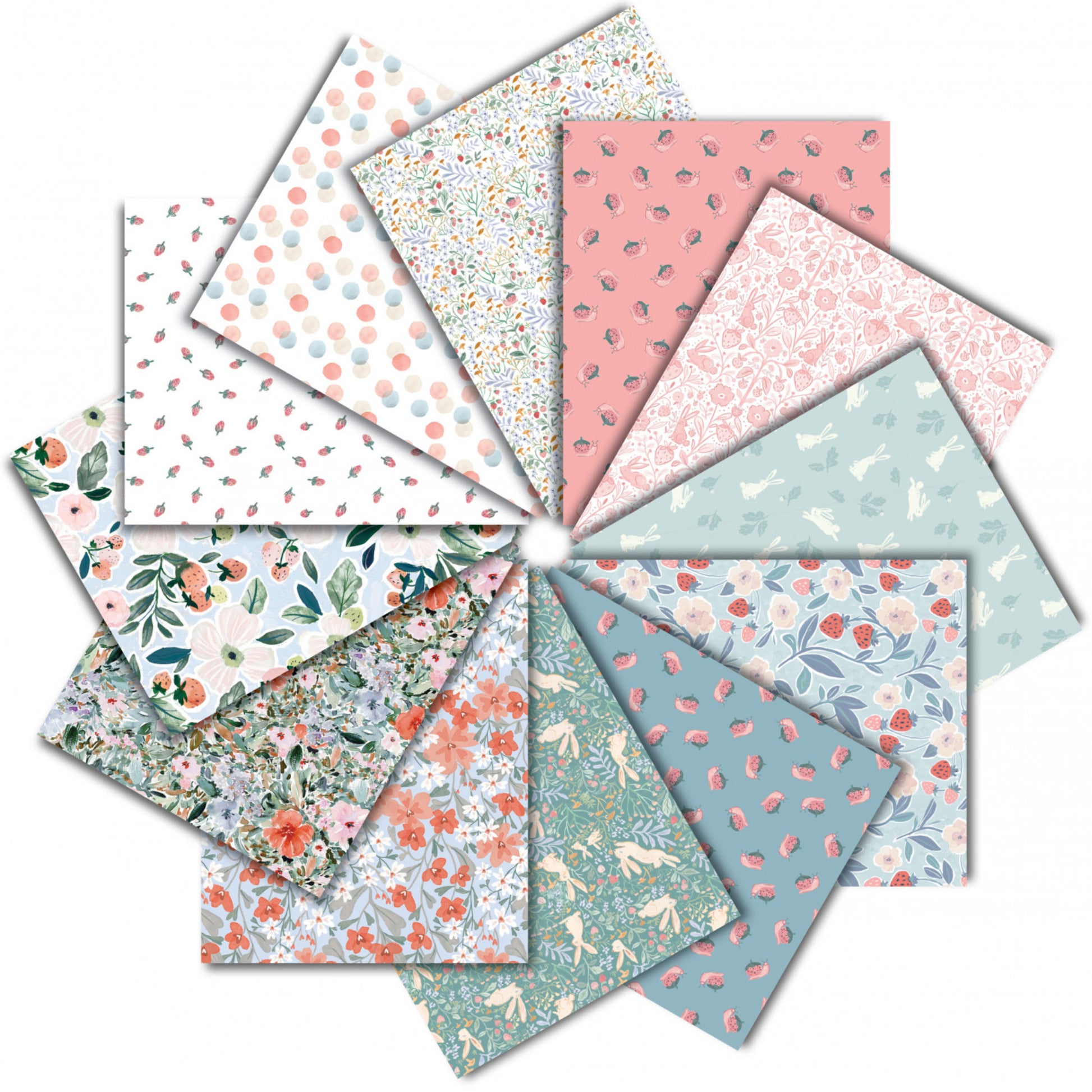 Strawberry Jam Fat Quarter Bundle from Dear Stella
