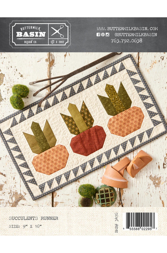 Succulents Runner Pattern