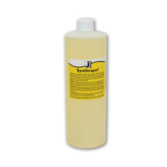 Bottle of Synthrapol on a white background