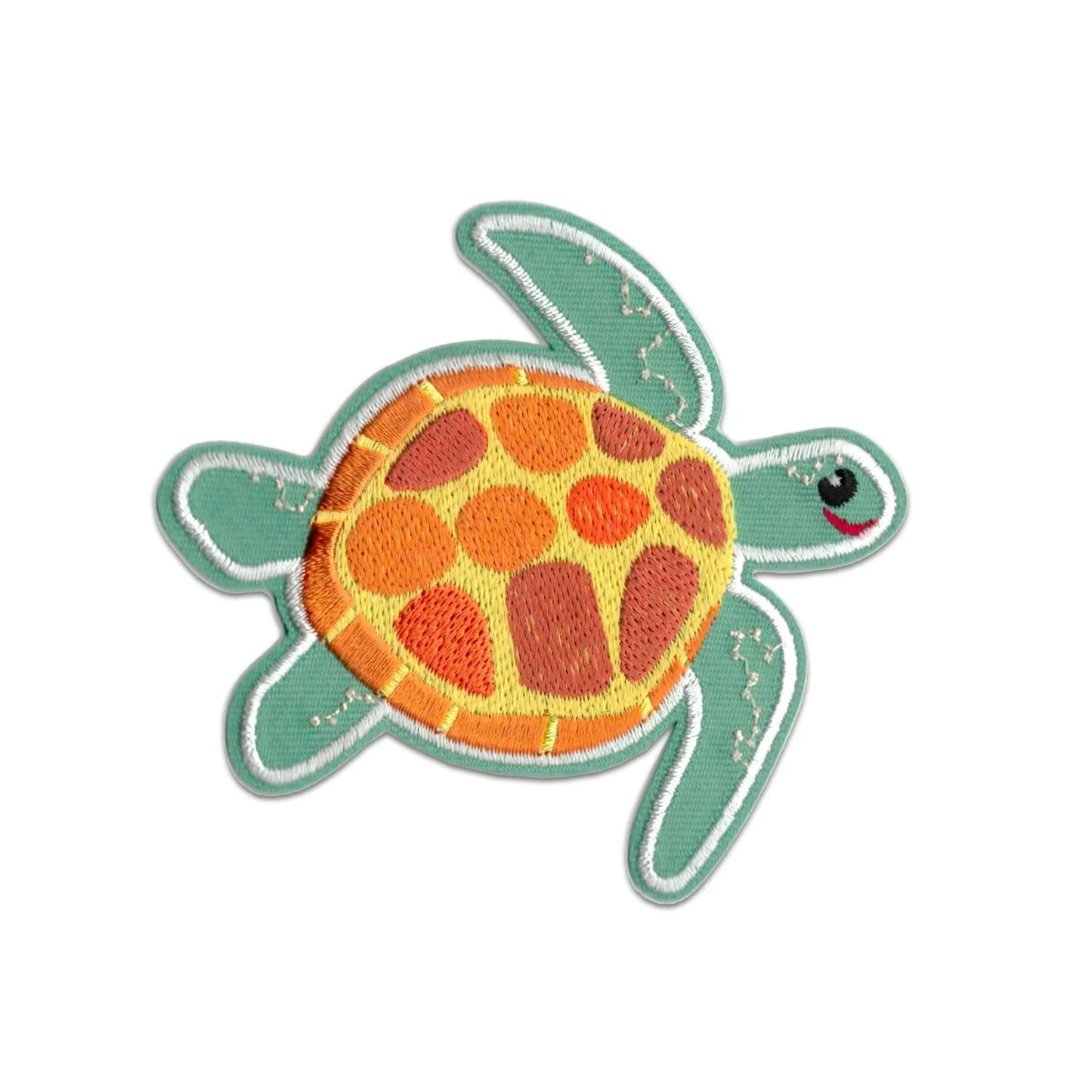 Orange Turtle Patch
