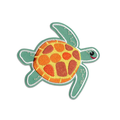 Orange Turtle Patch