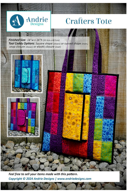 Crafters tote bag pattern