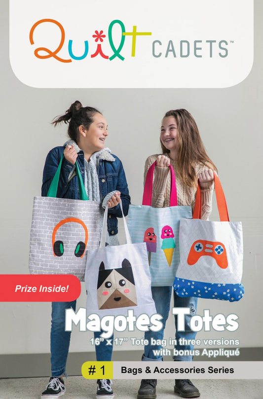Quilt Cadets Magotes Totes Pattern