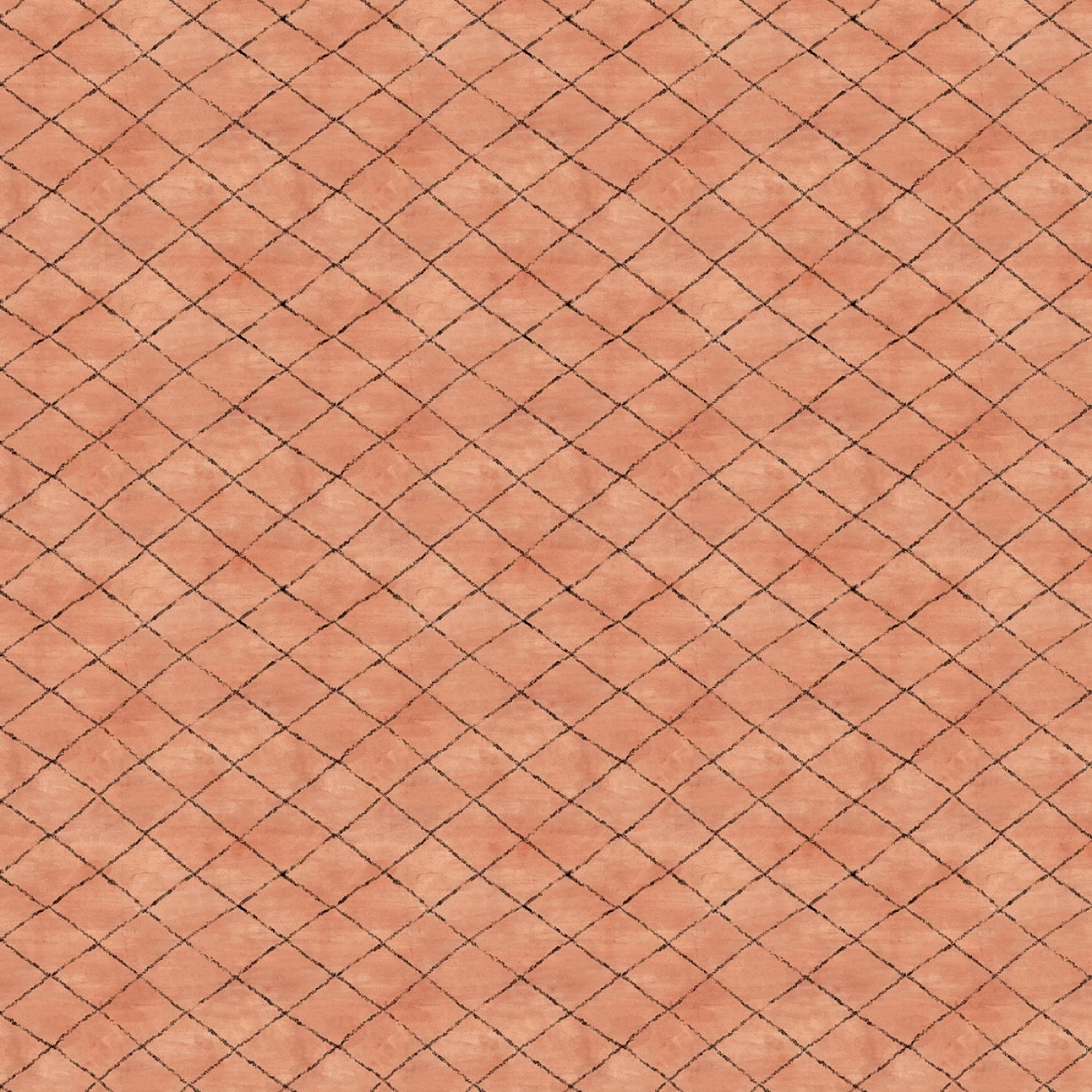 Tonal Plaid Fabric Swatch in Rust