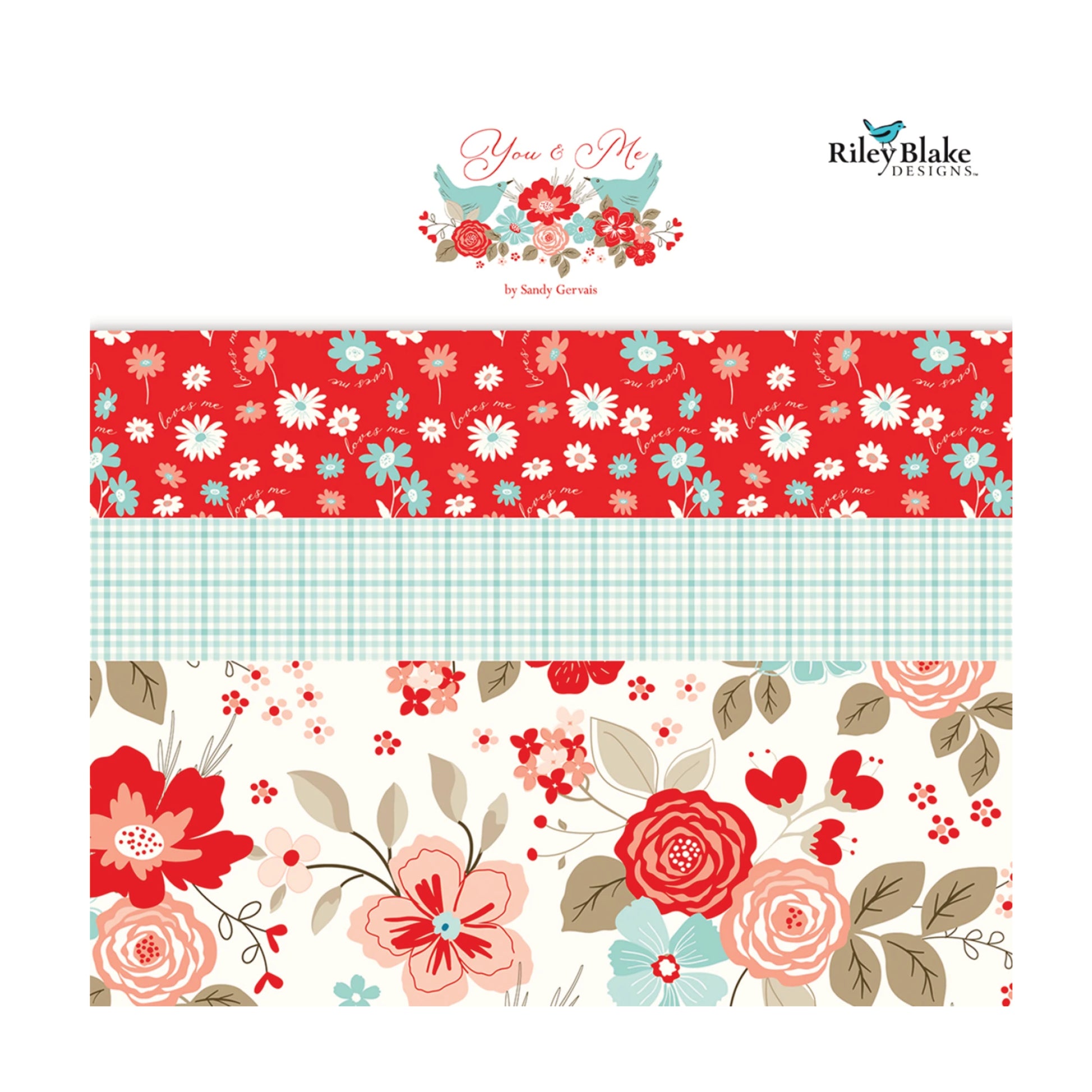 You and Me Fat Quarter Bundle from Riley Blake