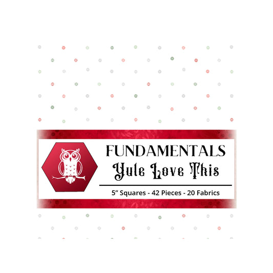 Yule Love 5 inch stacker on a white background