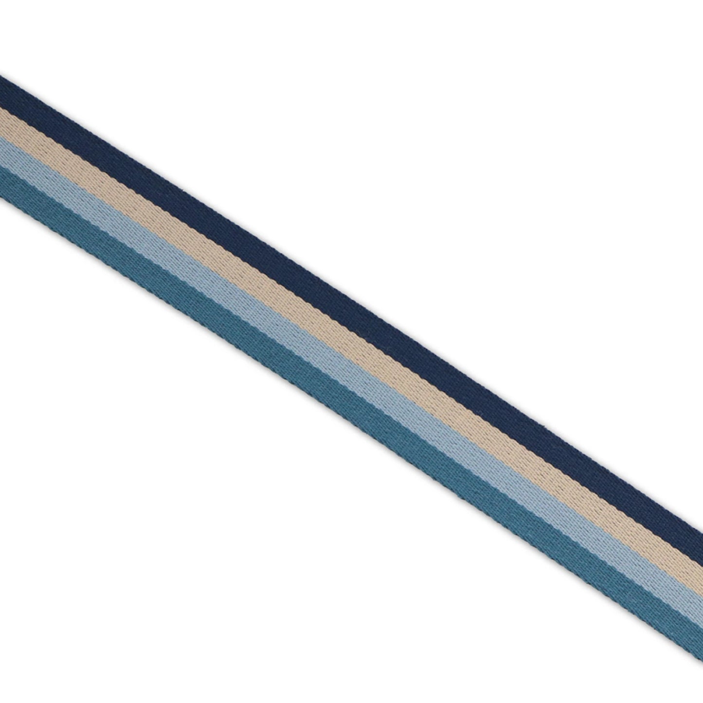 Polyster Webbing 1 1/2 in, Striped Coastal