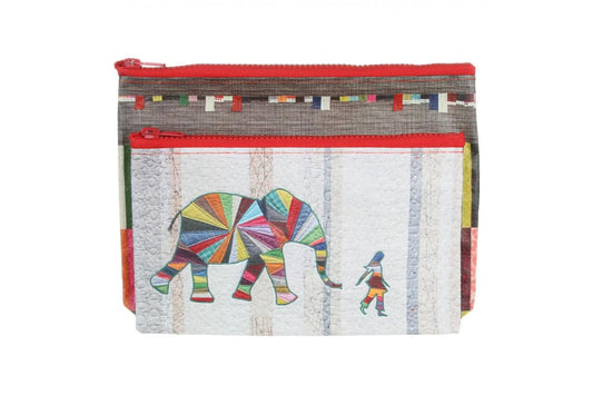 Elephant and I Eco Pouch Set by C & T Publishing