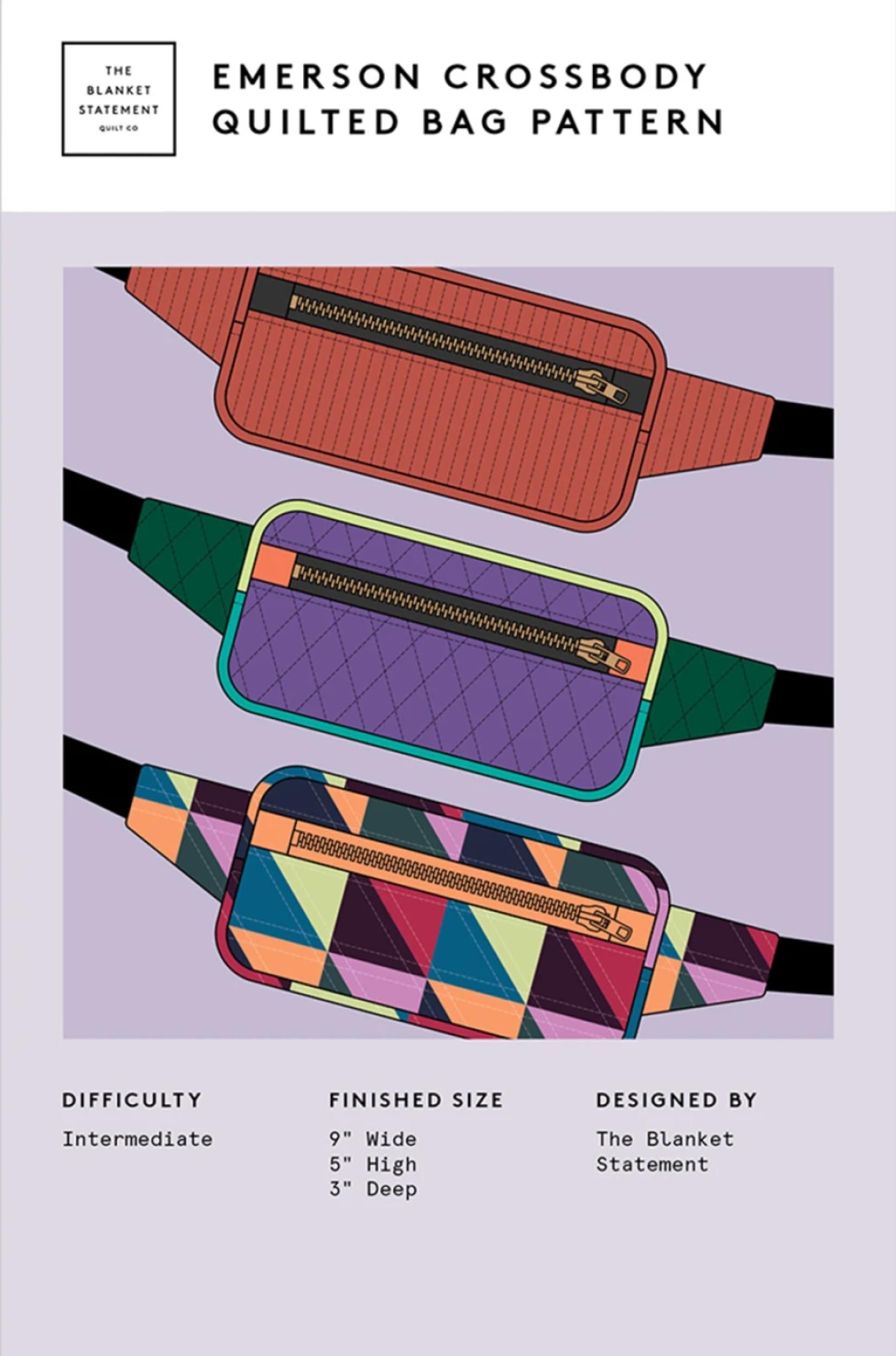 Emerson Crossbody Qulted Bag Pattern