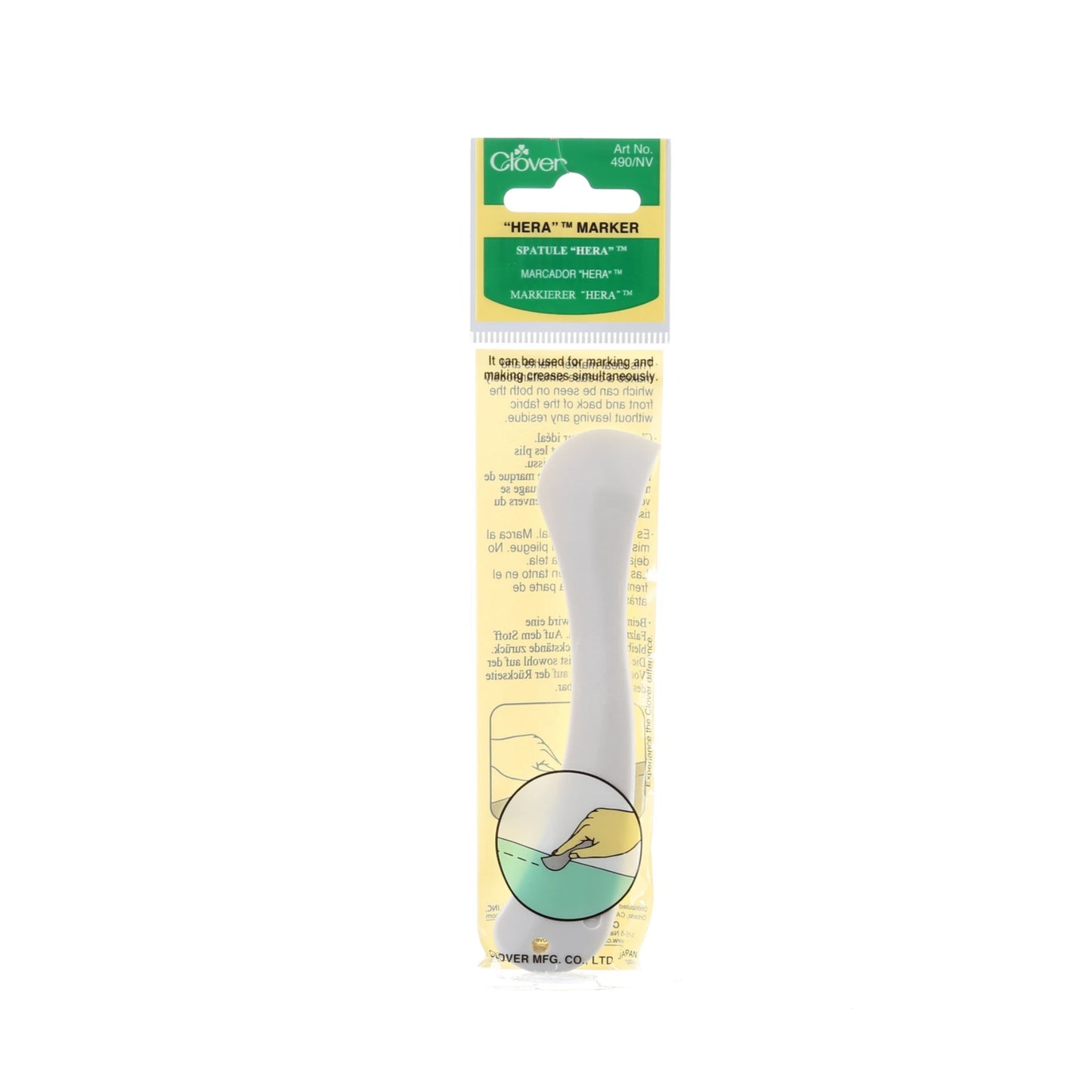 Clover Hera marker with packaging on a white background