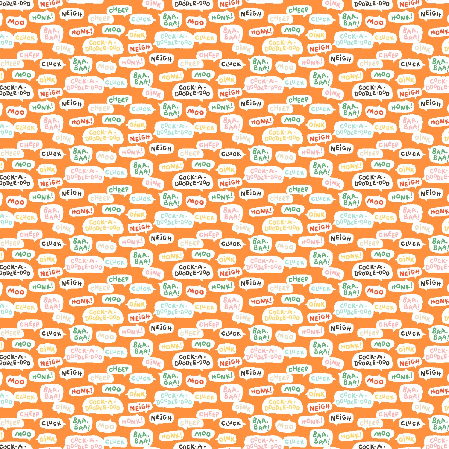 Noisy Barn in Sunburst Orange from Cotton + Steel