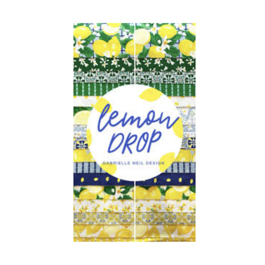 Lemon Drop Fat Quarter Bundle from Camelot Fabrics designed by Gabrielle Neil.  17 pieces