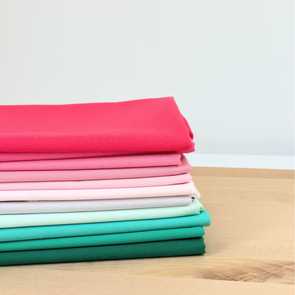 Kona Cotton Solids Fabric Bundle in Melon, curated by Alyssum Patch