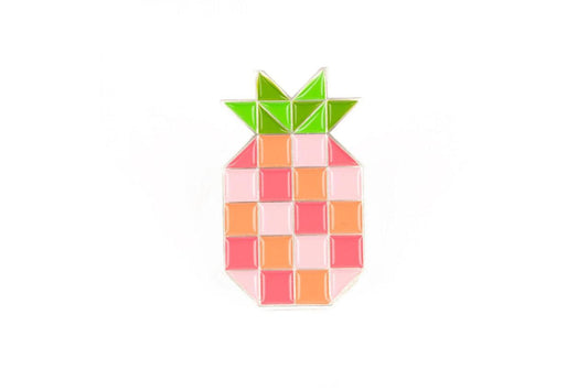 Geometric Pineapple Enamel Pin