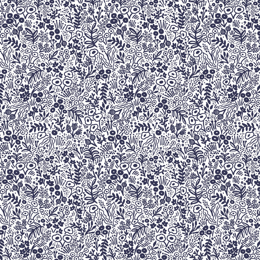 Tapestry Lace in Navy from Cotton + Steel