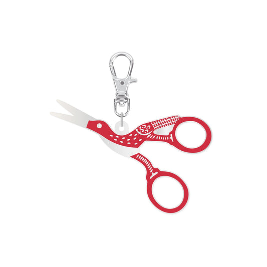 Stork scissor Charm