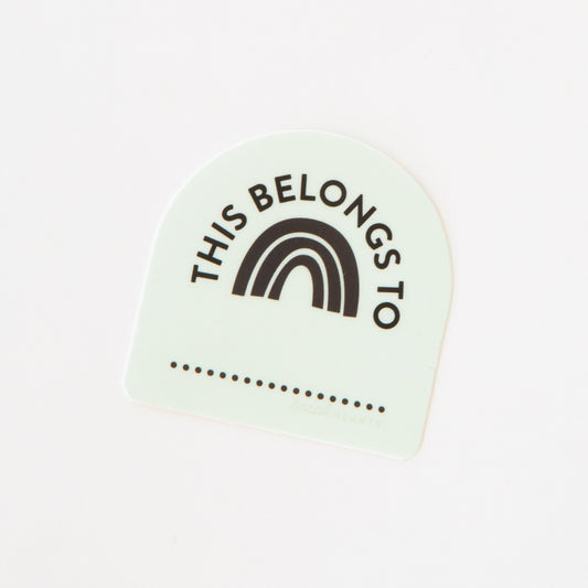 This Belongs To Sticker from Sarah Hearts