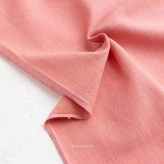 Watercolor wovens in Bubblegum