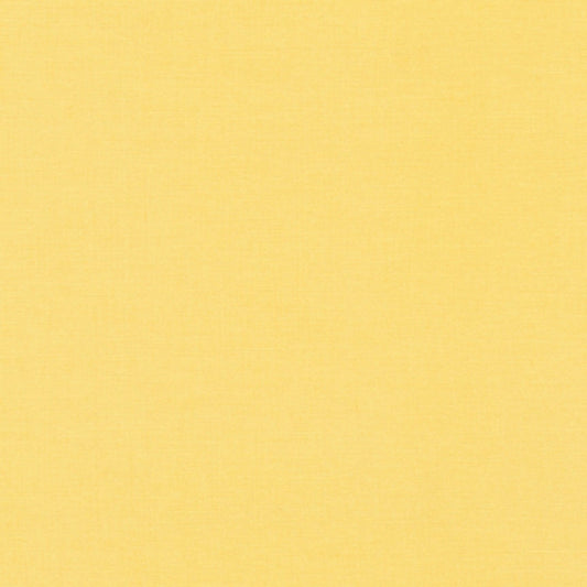 Kona Cotton Solids Buttercup fabric thumbnail image for true color reference