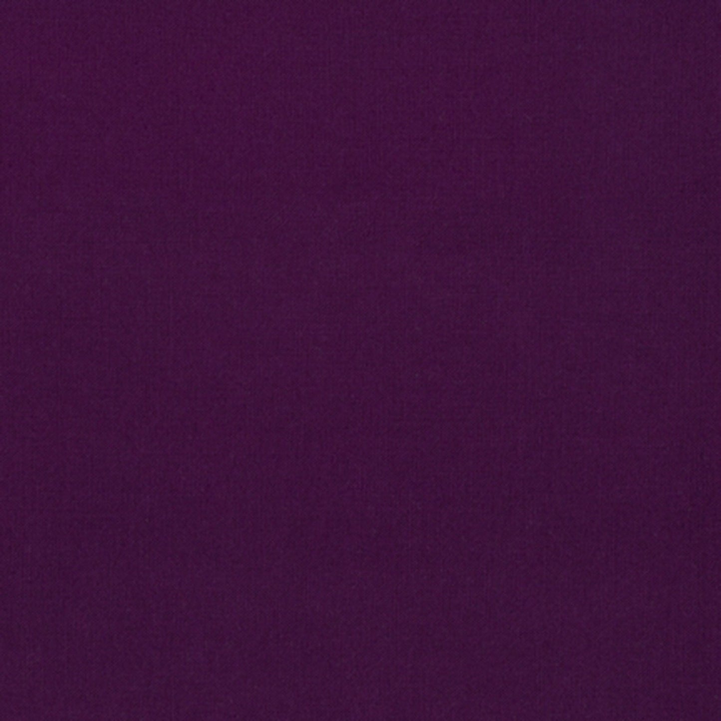 Kona Cotton Solids Eggplant fabric folded for true color reference
