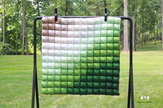Patchwork Puff Playmat in Botanical