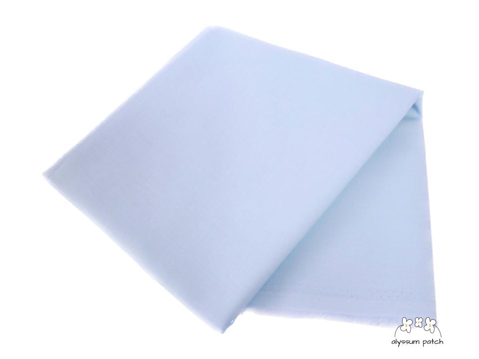 Kona Cotton Solids Sky fabric folded